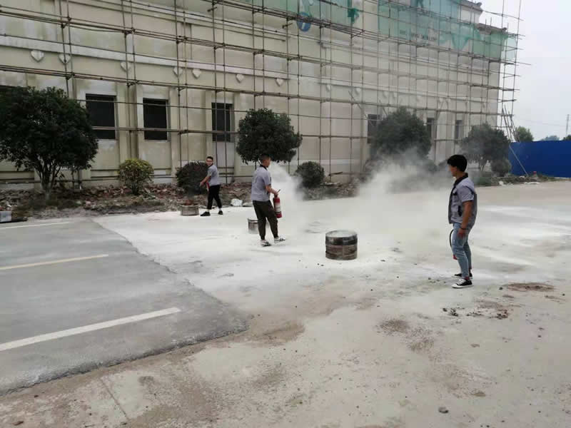 明光酒業消防火災應急演練